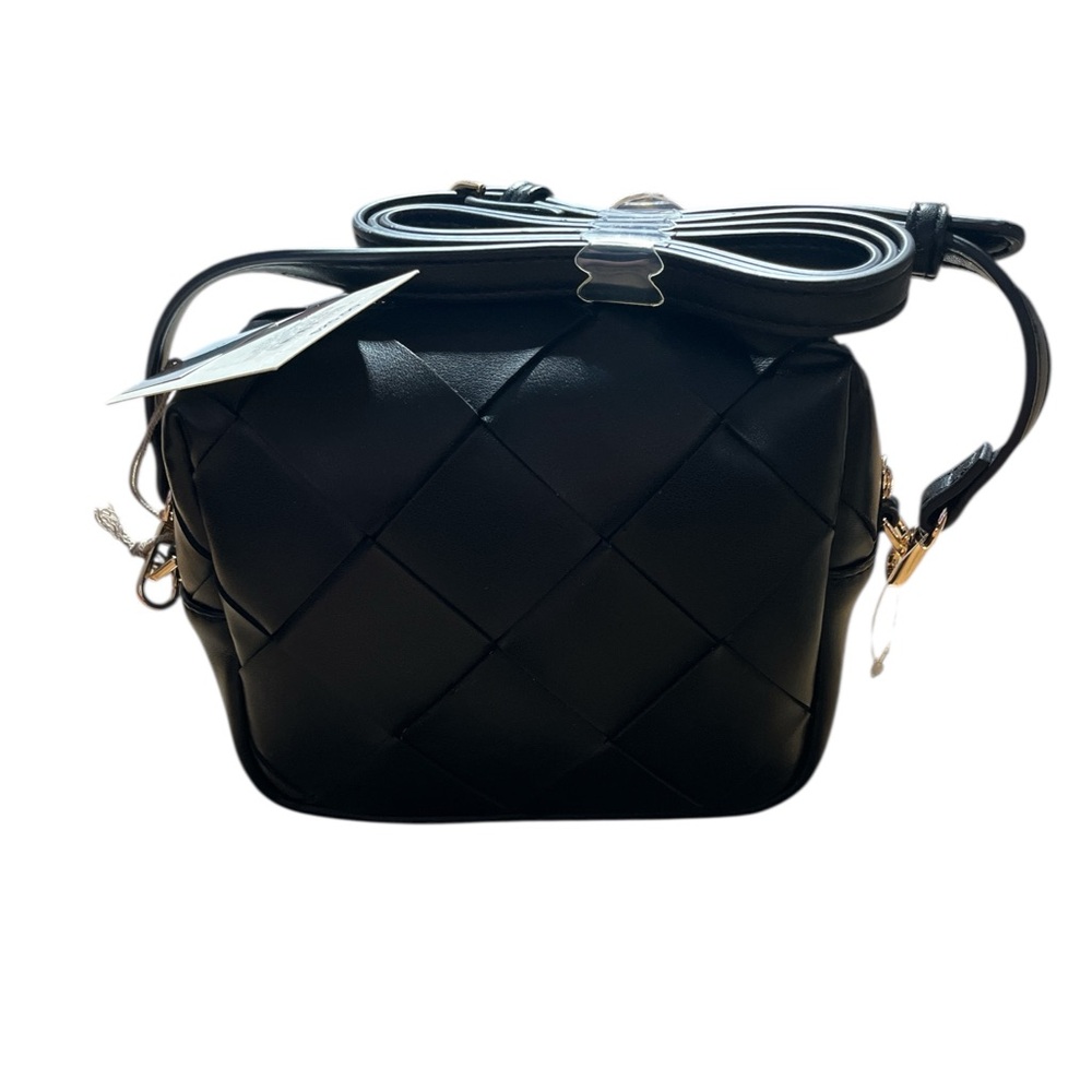 Target Black Woven Crossbody Bag